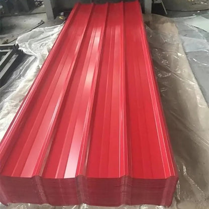 Corrugated metal roofing sheet