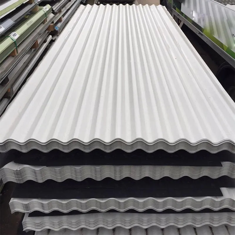 Corrugated metal roofing sheet